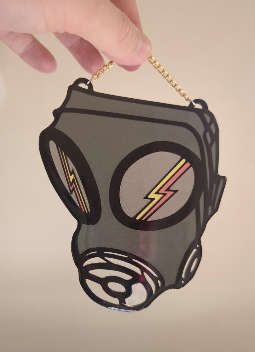 Rubber Drone - Resin Stained Glass Style Design
