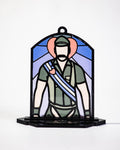 Leather Daddy - Resin Stained Glass Style Design
