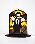Rubber Ready - Queer Resin Stained Glass Style Design