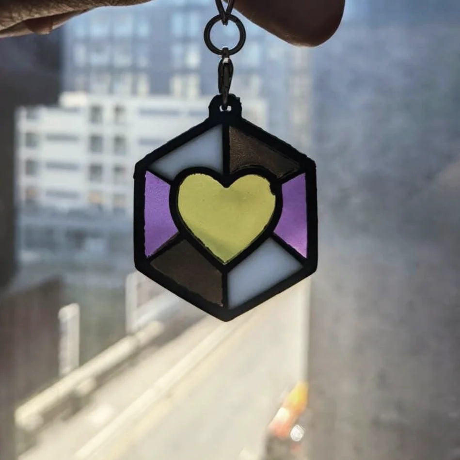 Non-binary Keyring/Earring