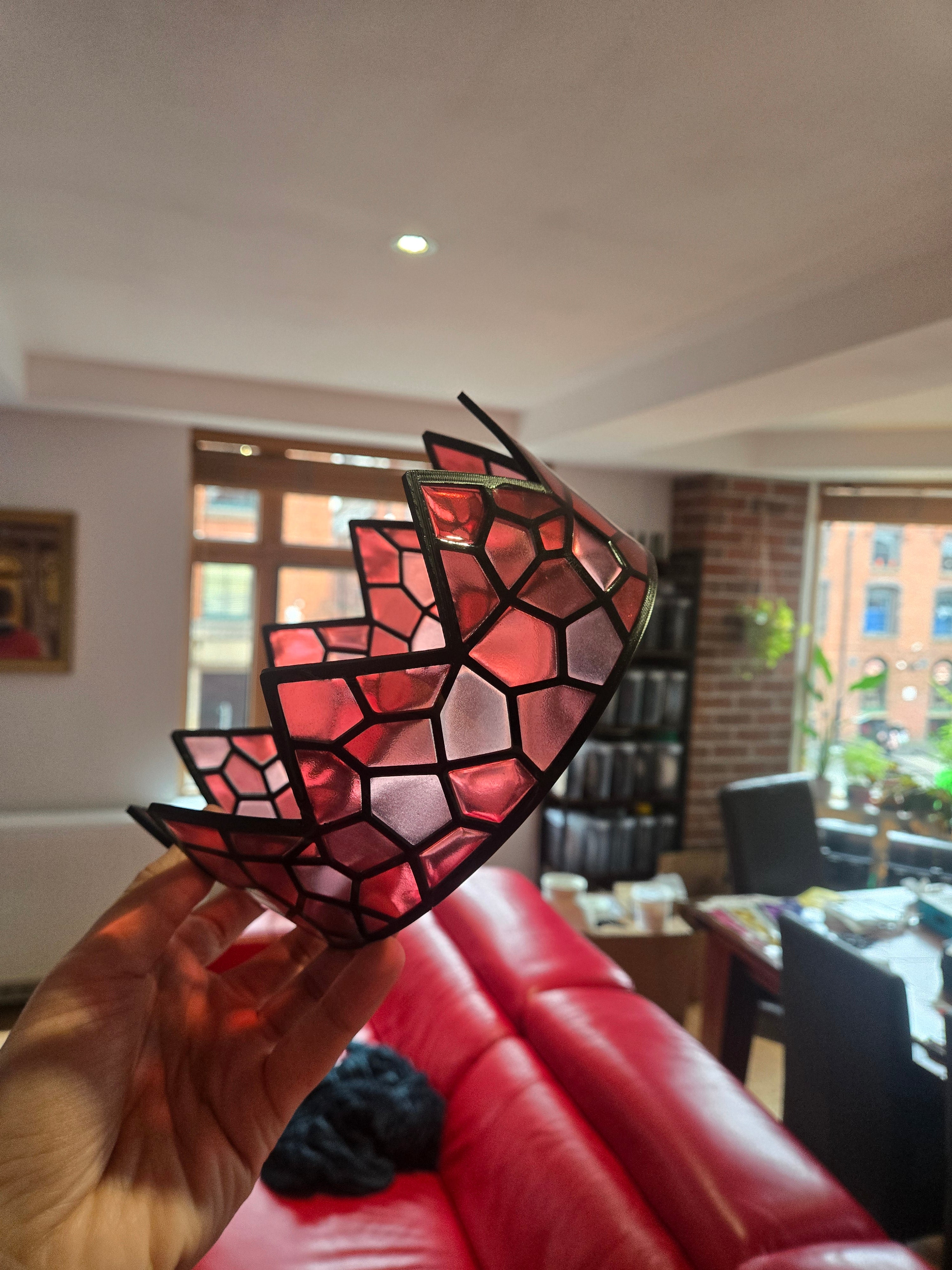 Stained Glass Resin Crown