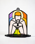 Mature - Cage Check-in - Chastity Resin Stained Glass Style Design