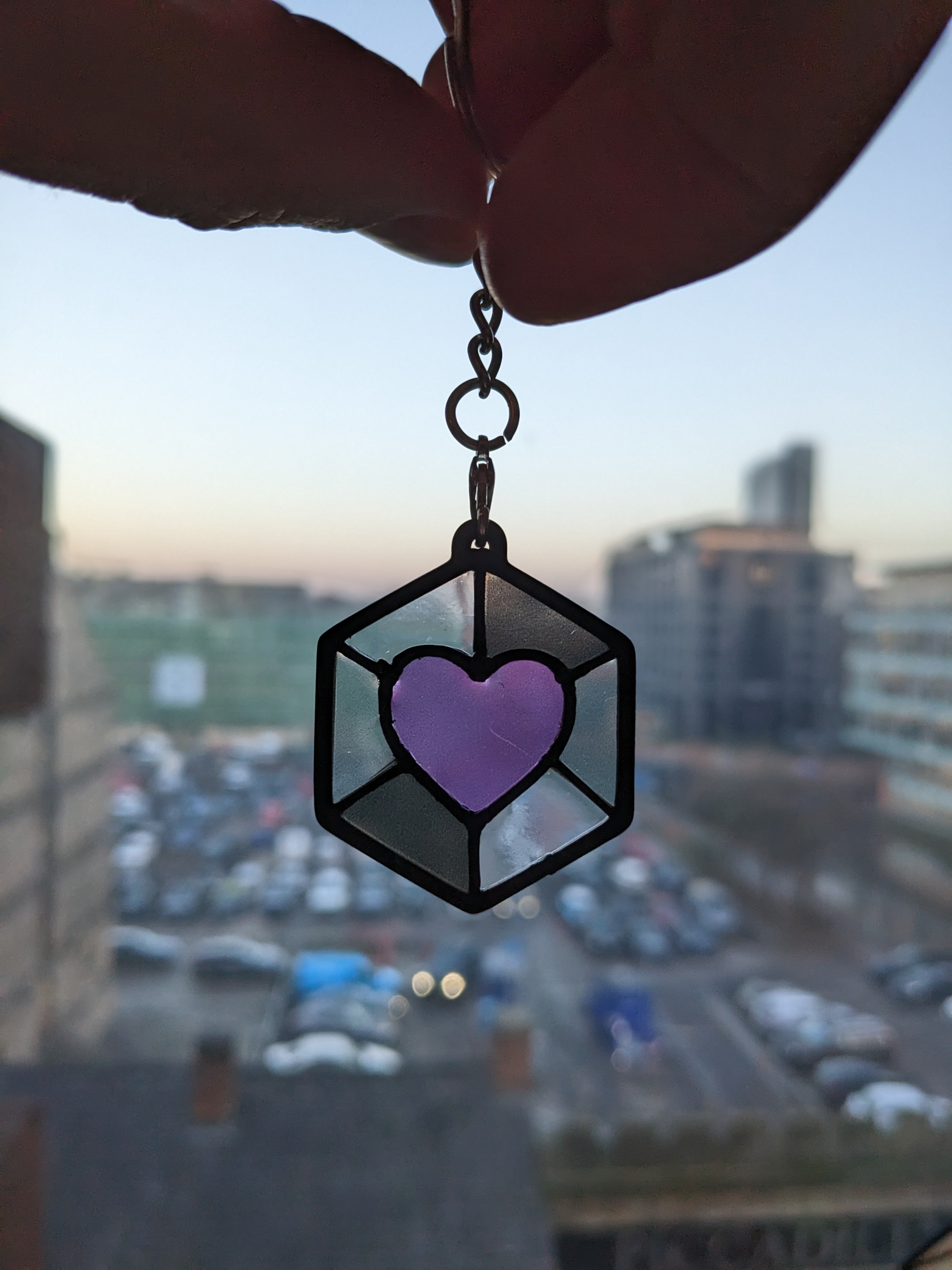 Asexual Keyring/Earring