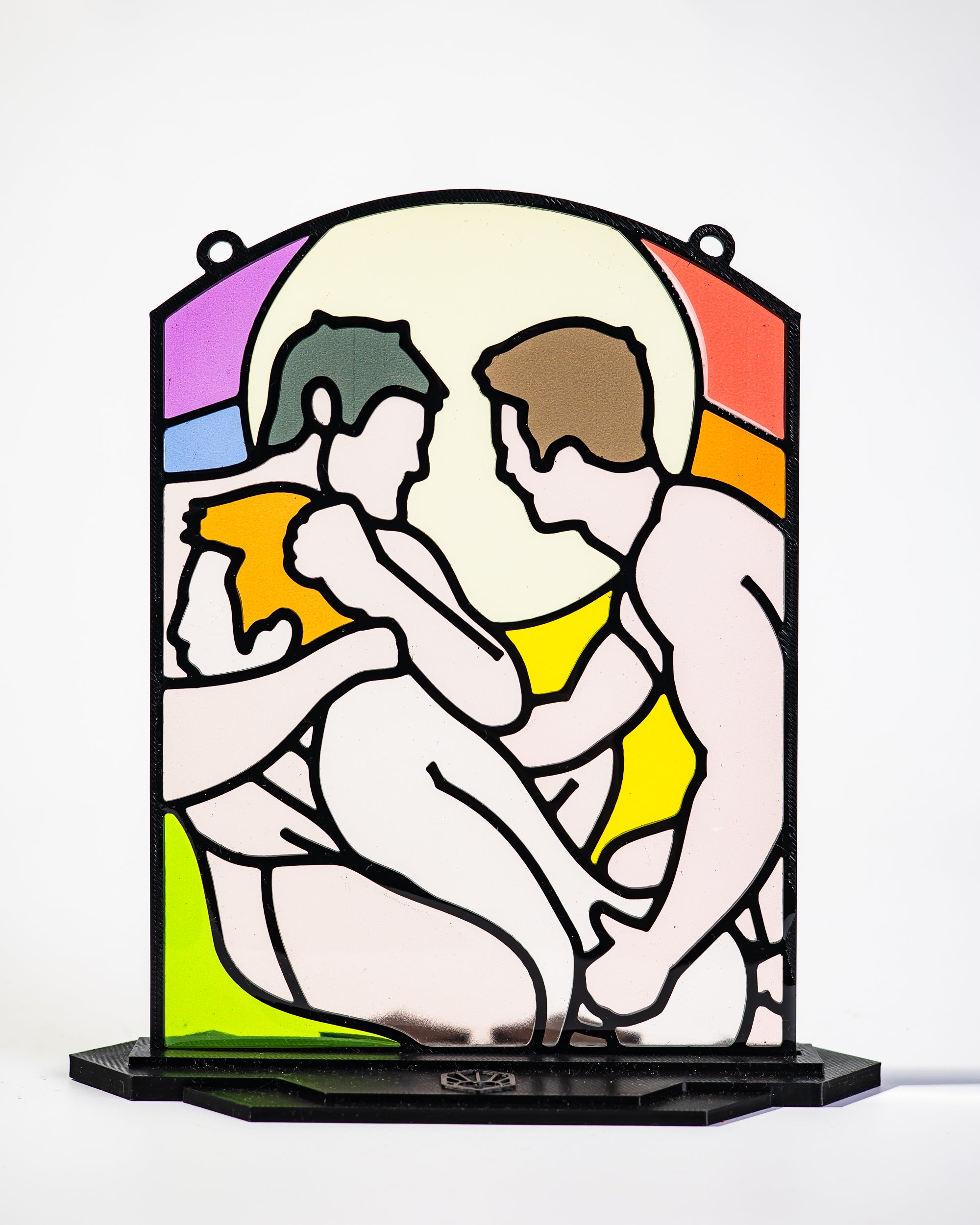 Mature - Two Bros - Resin Stained Glass Style Design