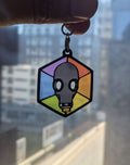 Gasmask Keyring/Earring