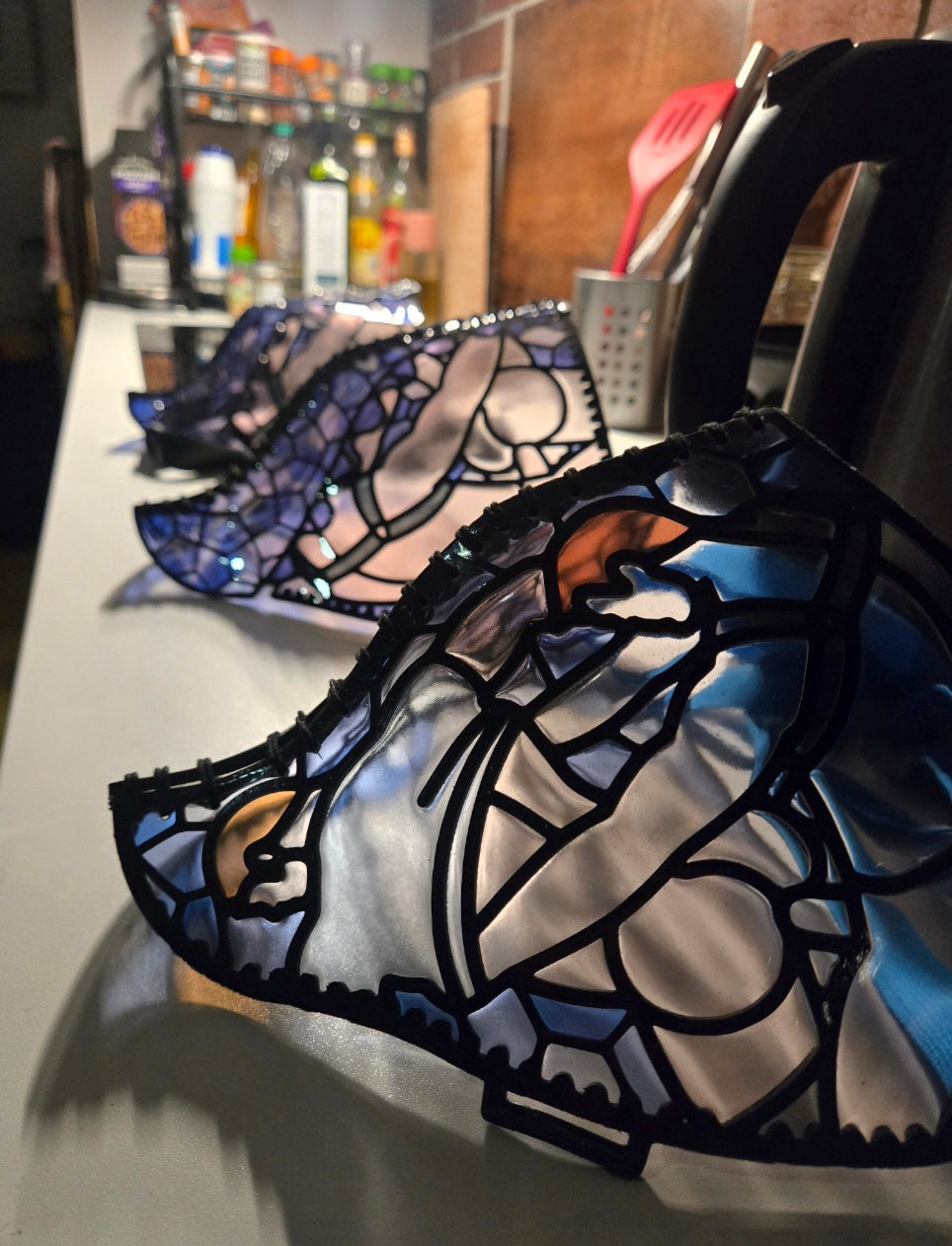 Stained Glass Resin shoulder harness