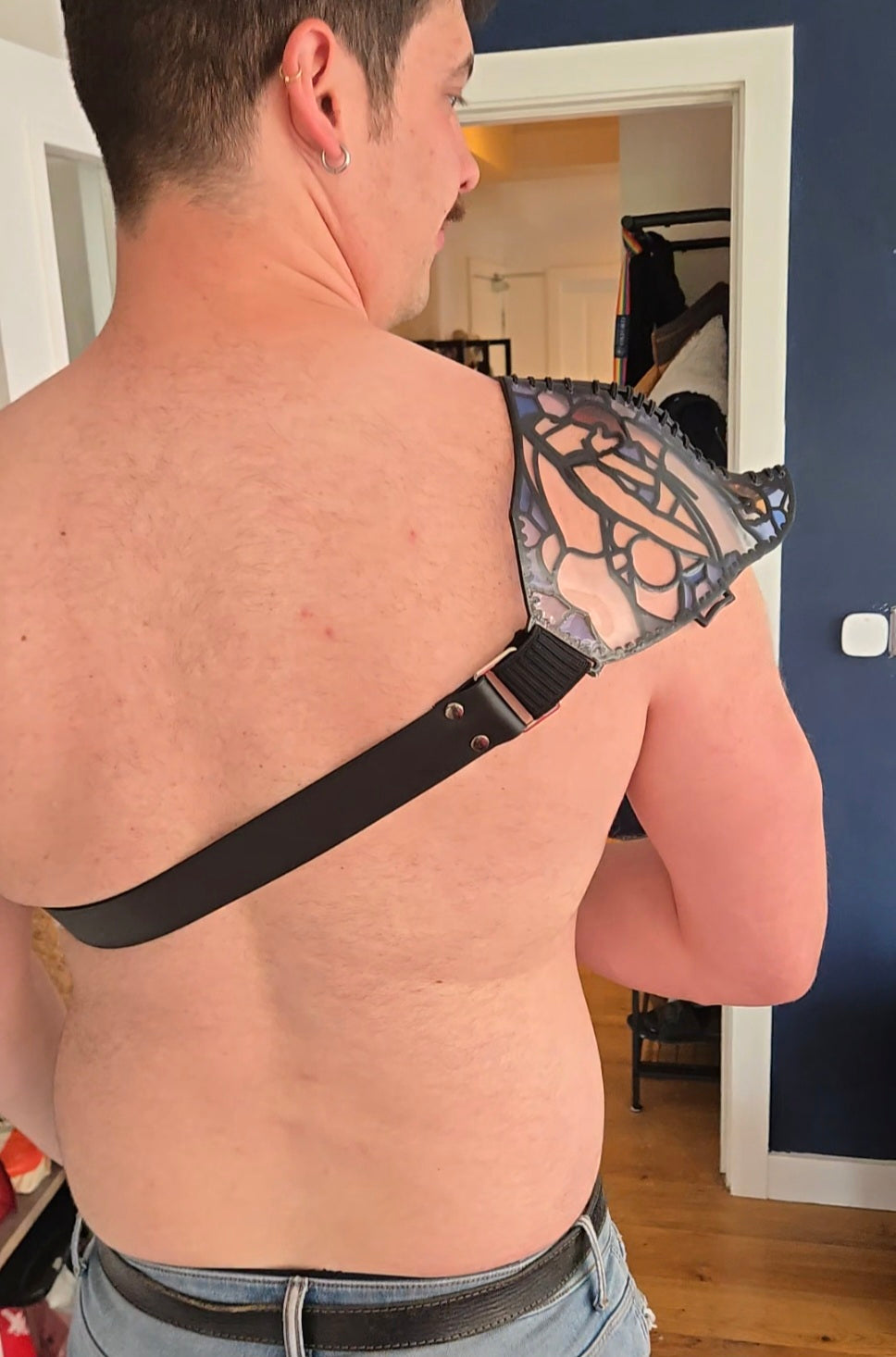 Stained Glass Resin shoulder harness