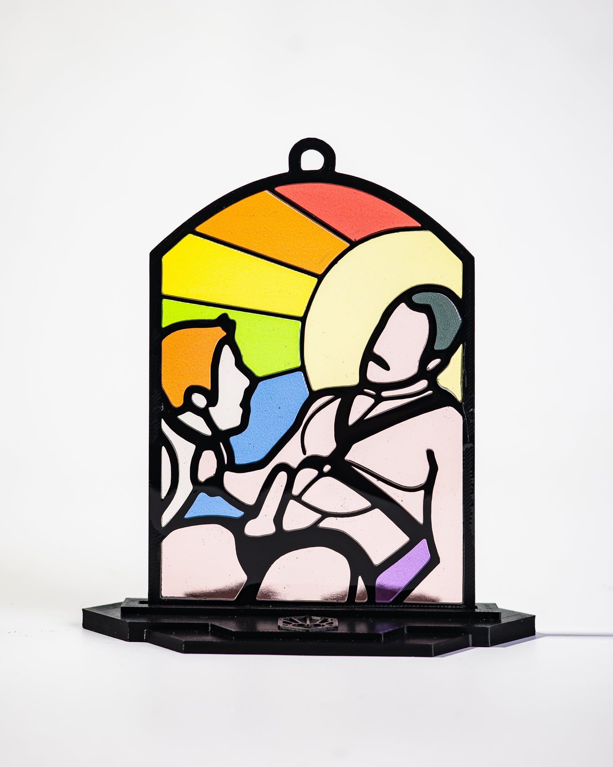 Mature - You Know What To Do - Resin Stained Glass Style Design