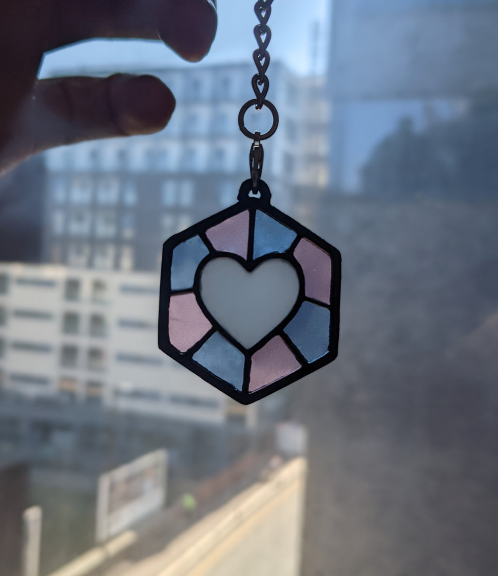 Trans Keyring/Earring